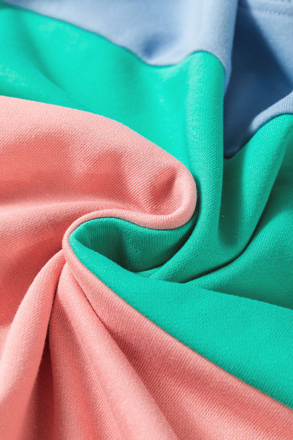 Blossom Colourblock Patchwork Drop Shoulder Sweatshirt eAura