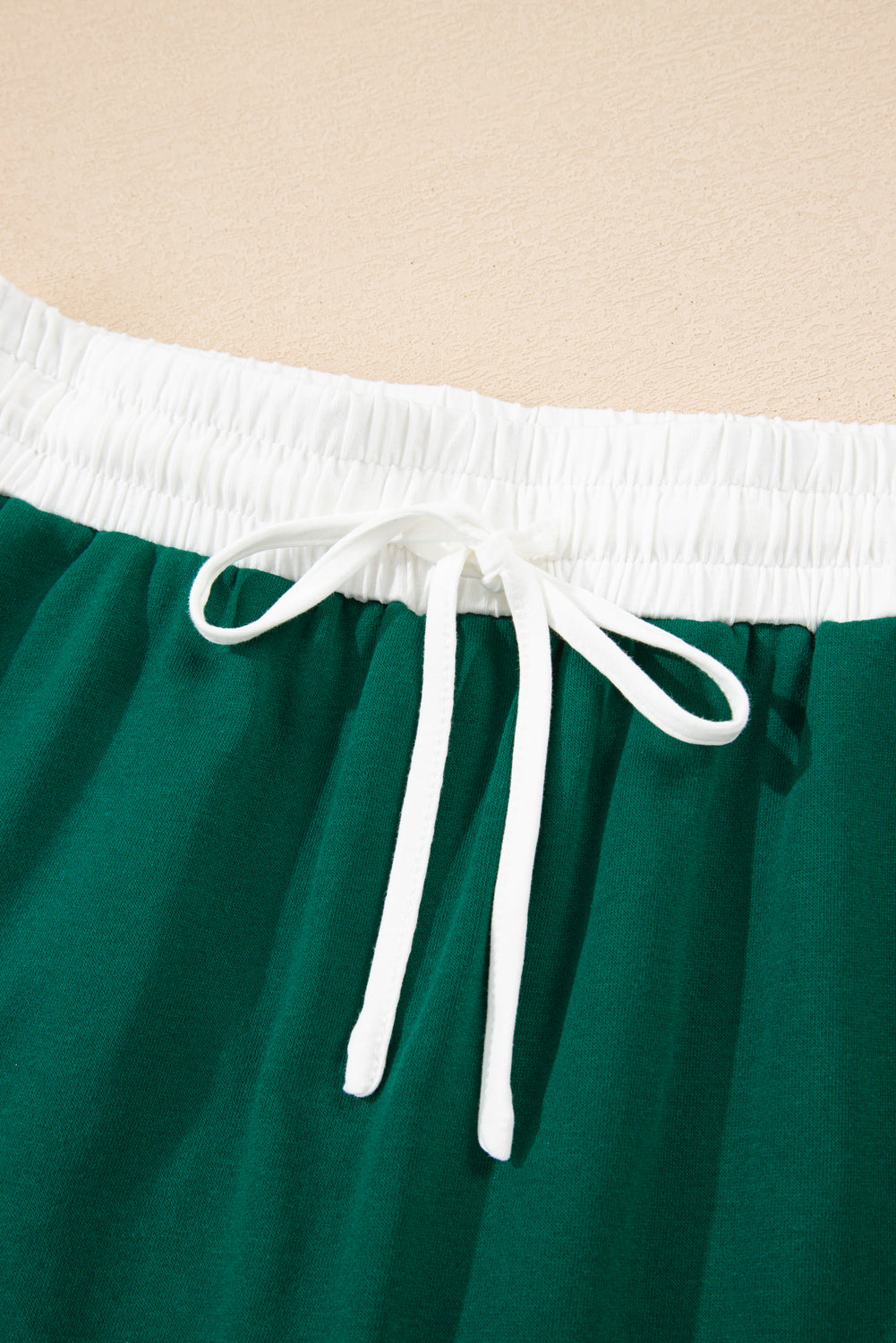 Varsity Stripe Detail Drop Shoulder Pullover Mini Skort Co-ord Set - eAura