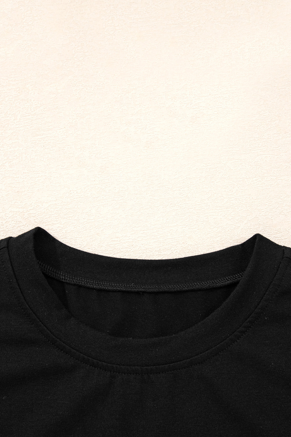 Lace Long Sleeve Insert Drop Shoulder Tee - eAura