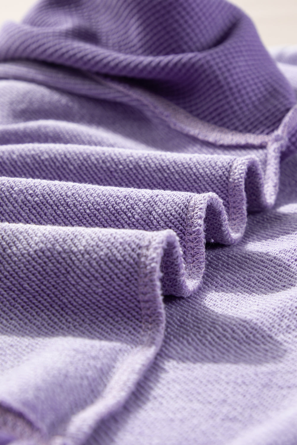 Waffle Knit Patchwork Raglan Sleeve Sweatshirt - eAura