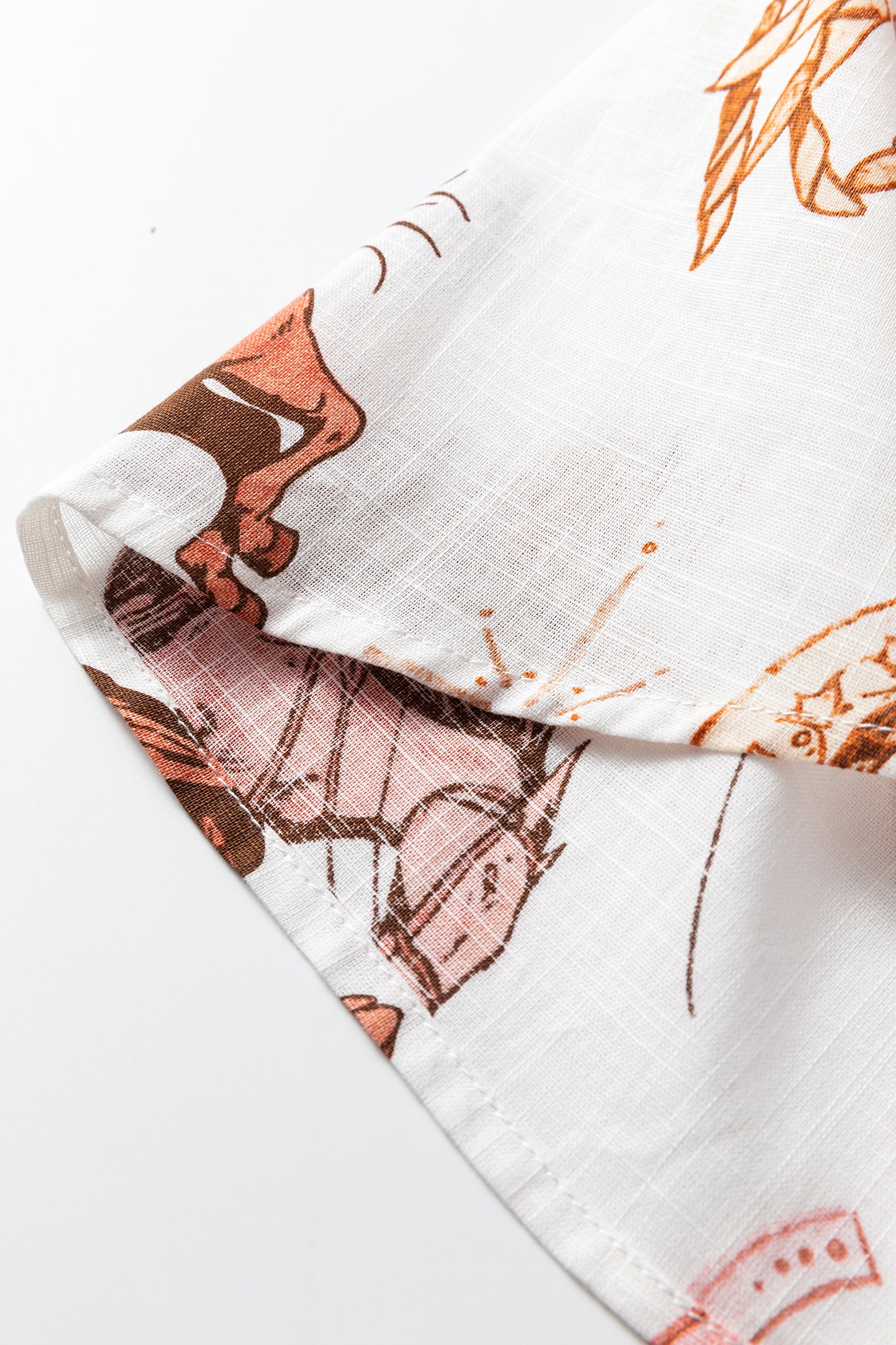 White Rodeo Cowgirl Print Western Button up Shirt - Tops/Blouses & Shirts