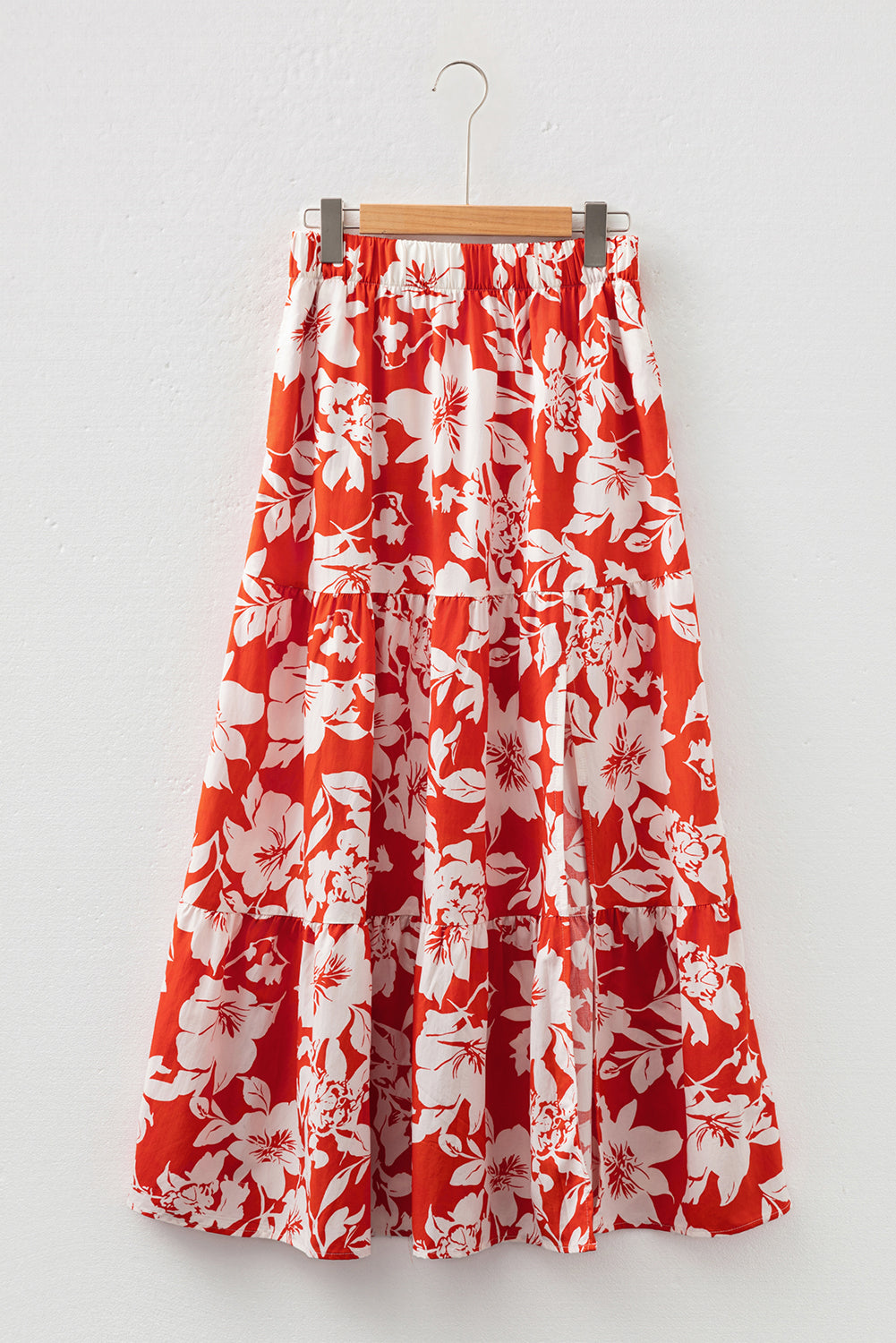 High Split Floral Western Cowgirl Maxi Skirt - eAura