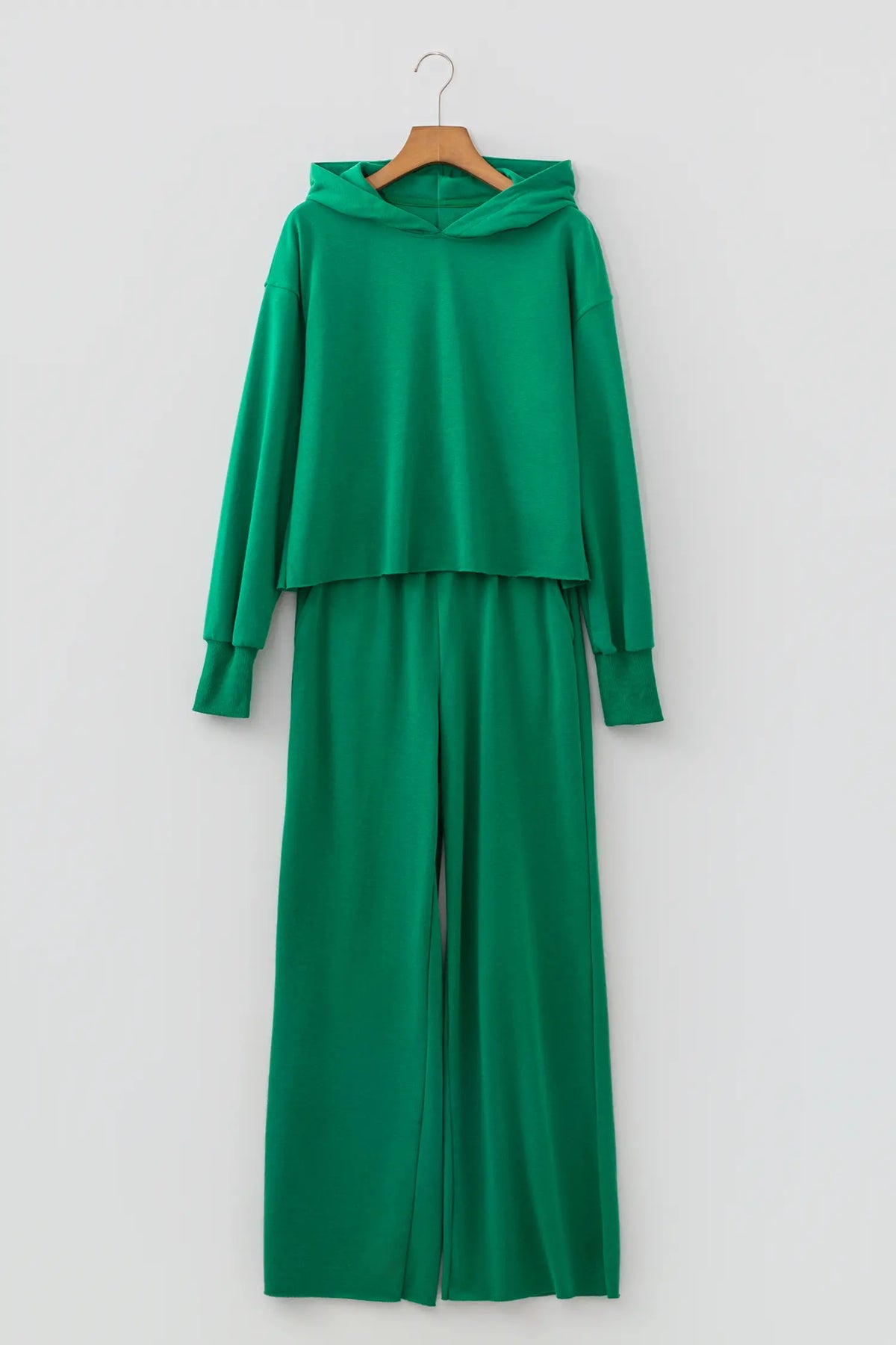 Co-ord Pant Set Hooded Long Sleeve Elastic Waist Pocket