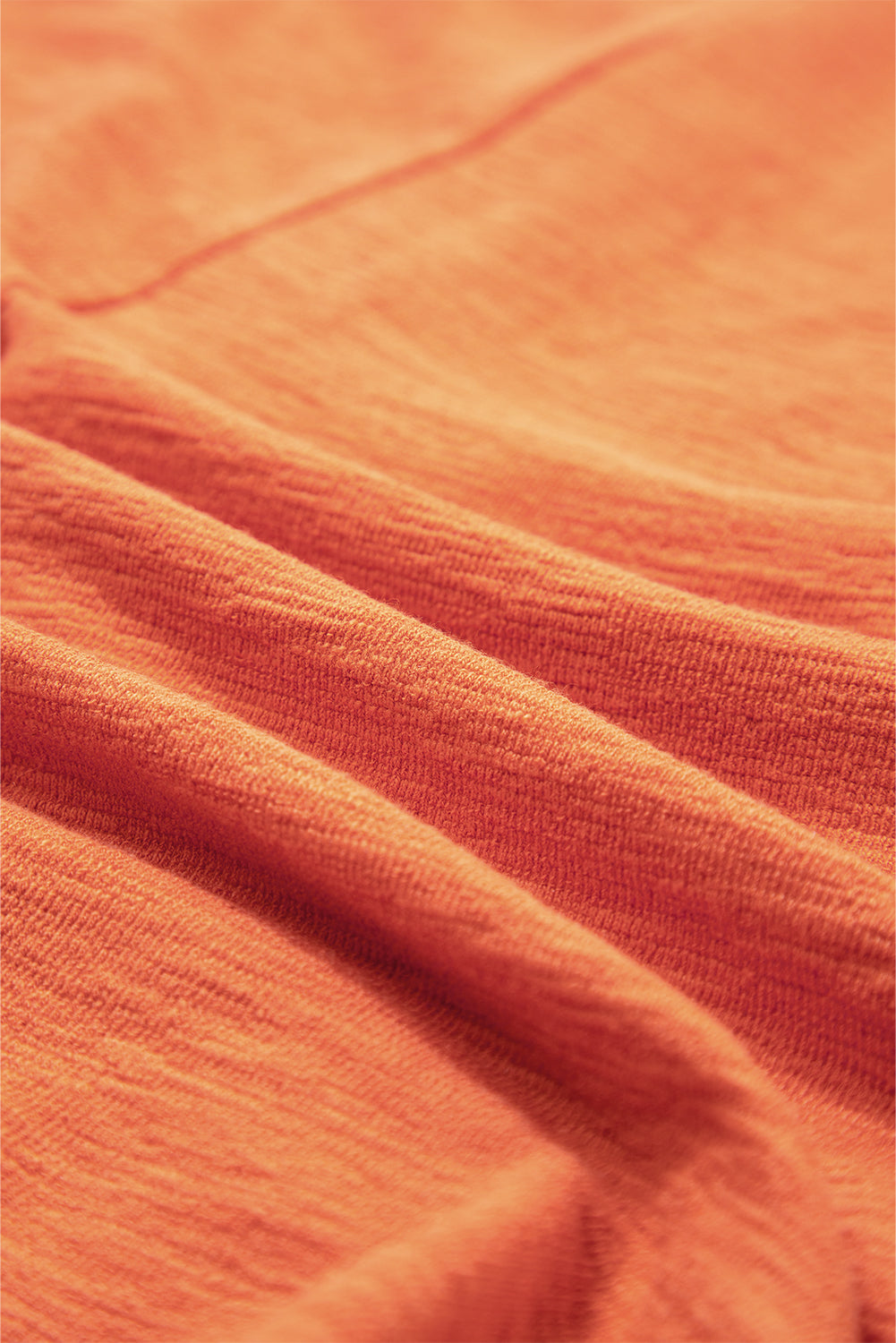 Grapefruit Orange U Neck Button Front Sleeveless Romper eAura