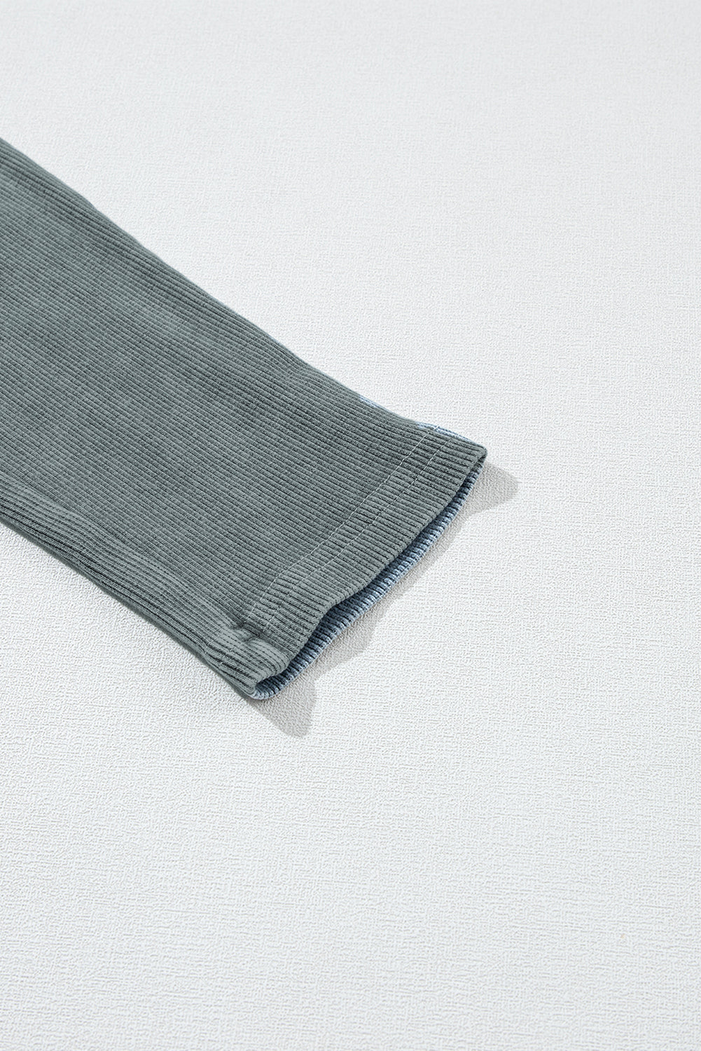 Dark Grey Vintage Wash Ribbed Leggings Beagle Boutique Fashion Outlet