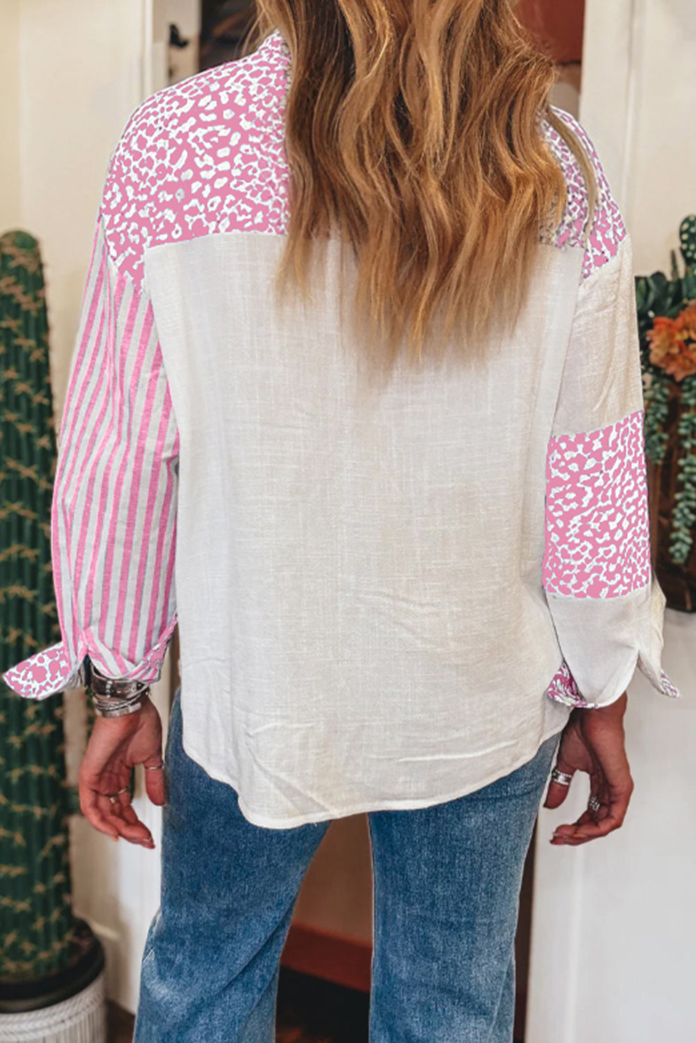 Leopard Striped Western Casual Shirt - eAura