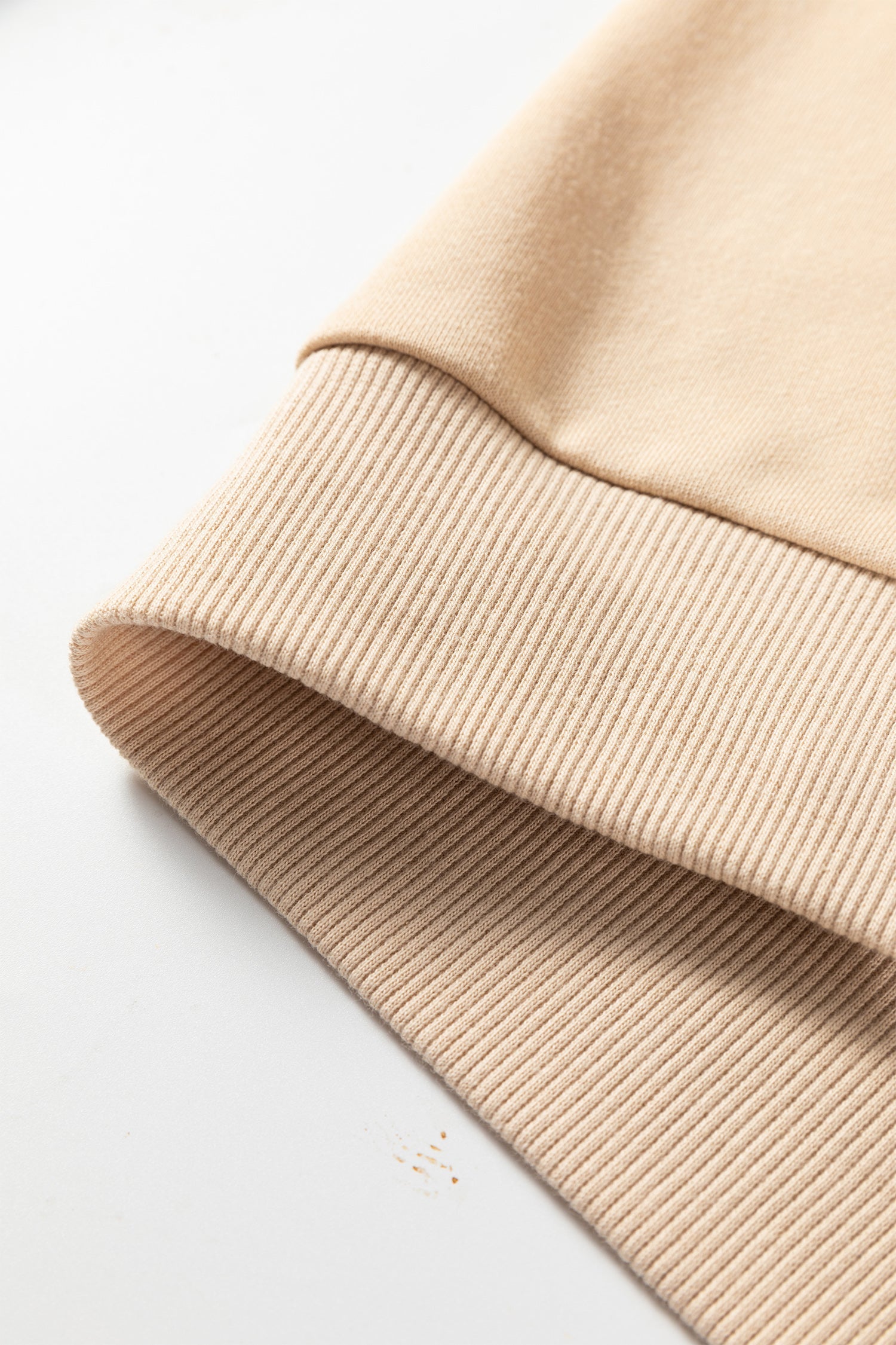 Embroidered Flower Pattern Drop Shoulder Sweatshirt - eAura