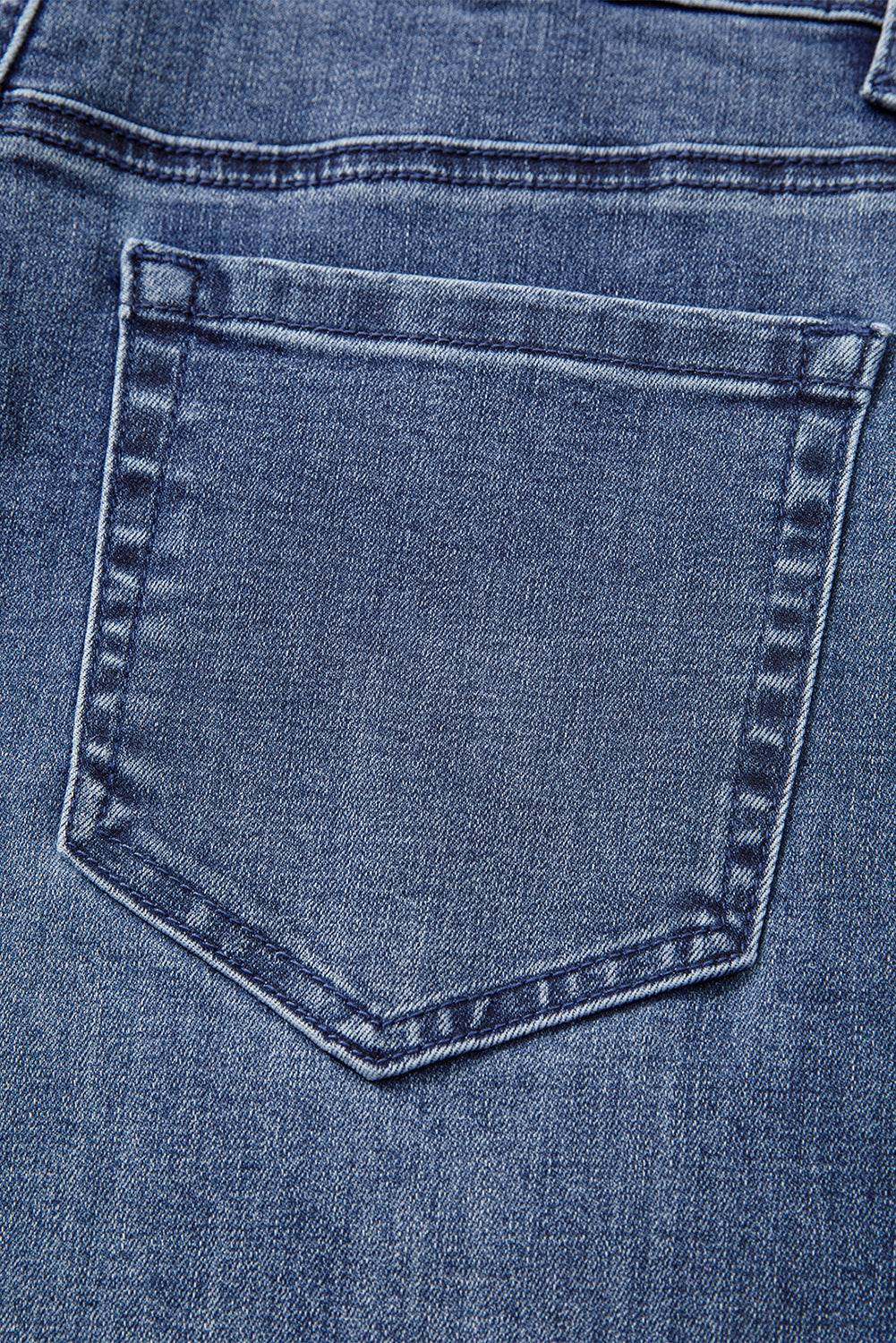 High Waist Button Zip Fly Bell Bottom Jeans eAura