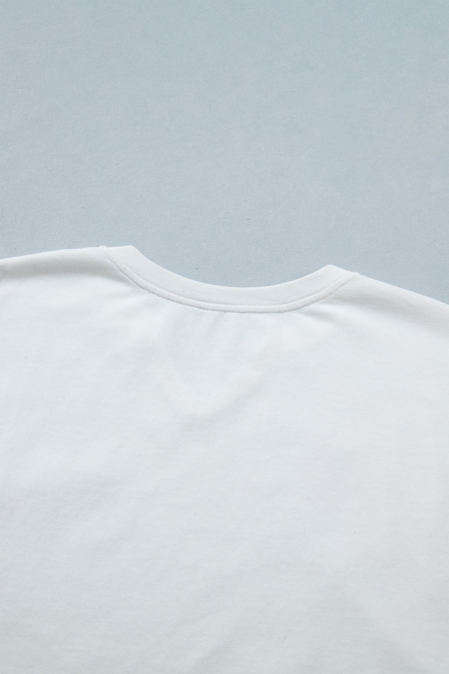 Star Patched Mineral Washed Notched Neck Tee
