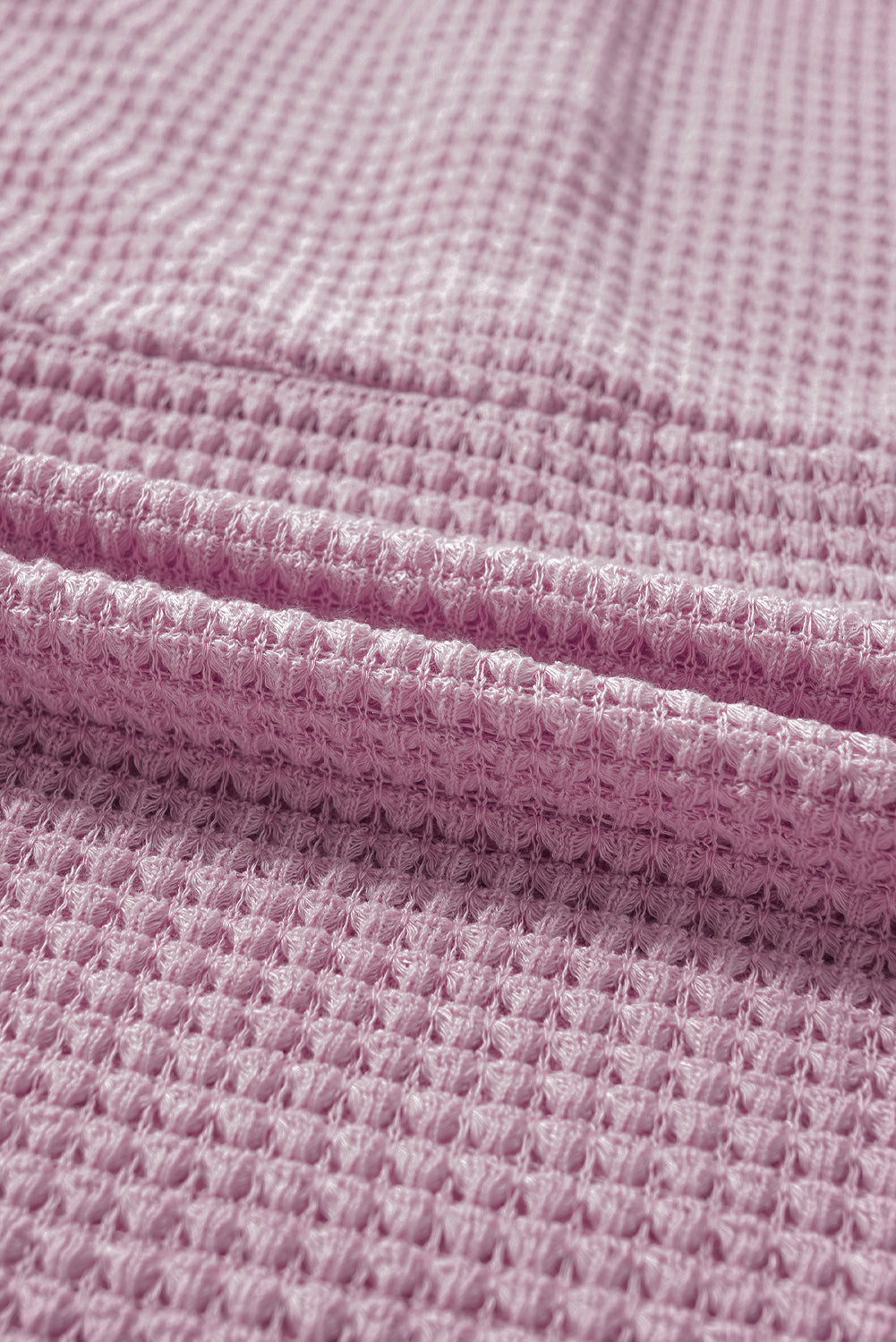 Plus Size Hooded Waffle Knit Top BB Fashion Outlet