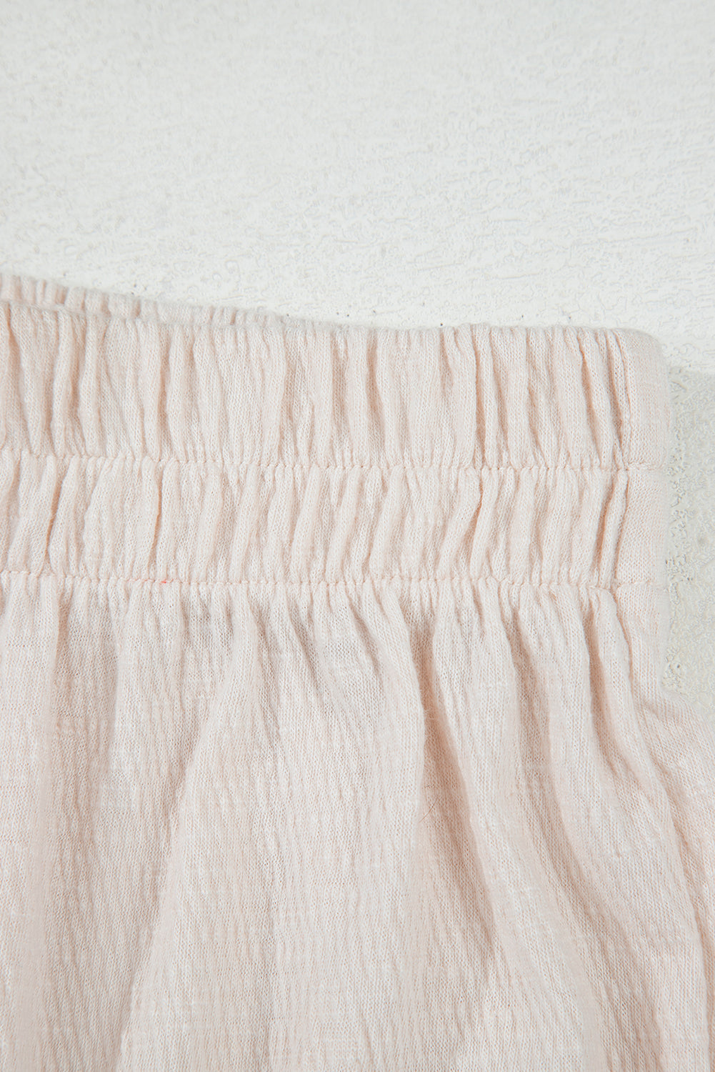 Apricot Buttoned V Neck Tank Top and Wide Leg Trousers Casual Outfit eAura