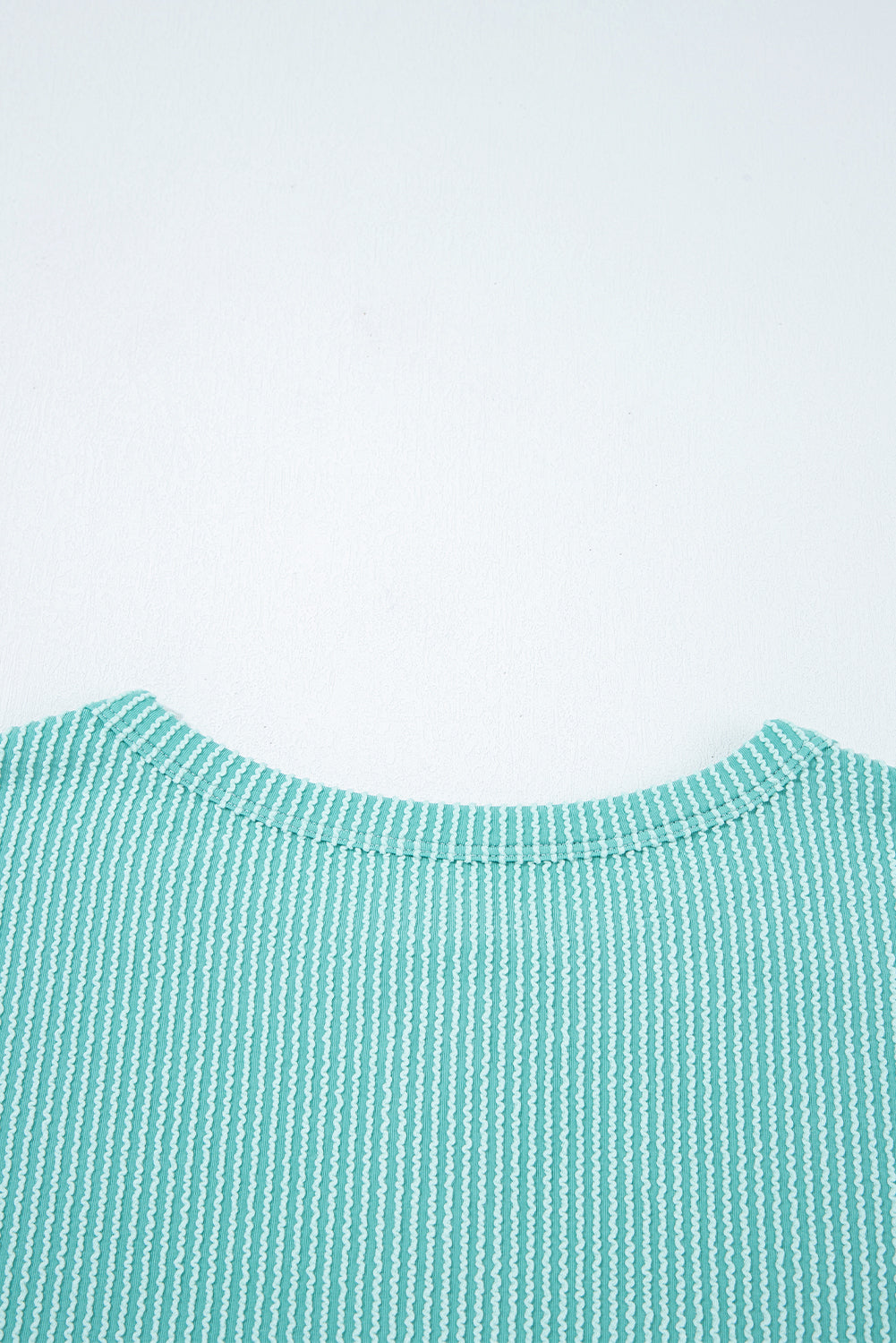 Multicolour Twisted Ribbed Henley Top - eAura