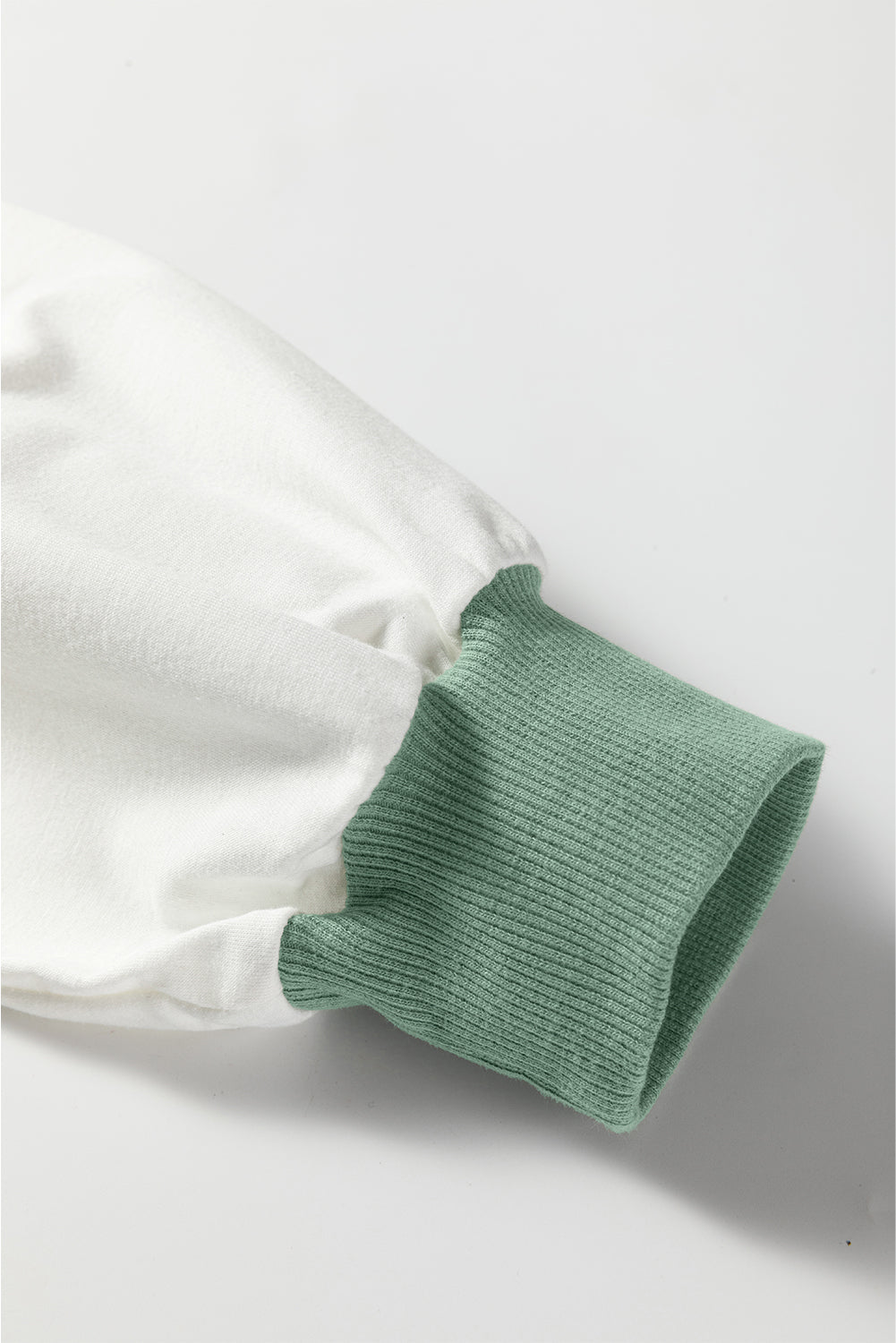 Striped Contrast Stitching Oversized Sweatshirt - eAura