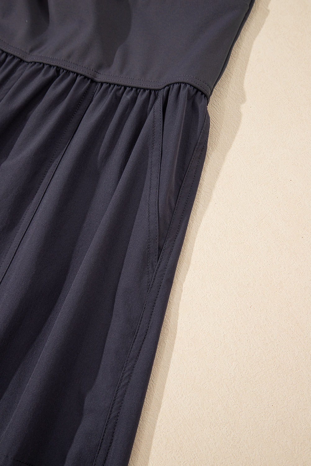 Carbon Grey Back Crossed Straps Hollow Out Jogger Jumpsuit eAura