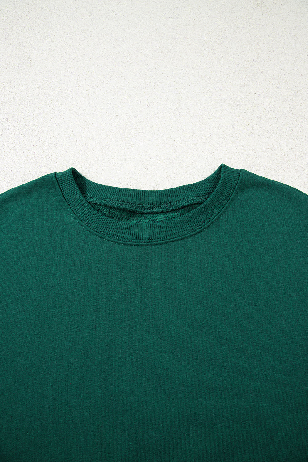 Varsity Striped Sleeve Drop Shoulder Sweatshirt and Shorts Co-ord Set eAura