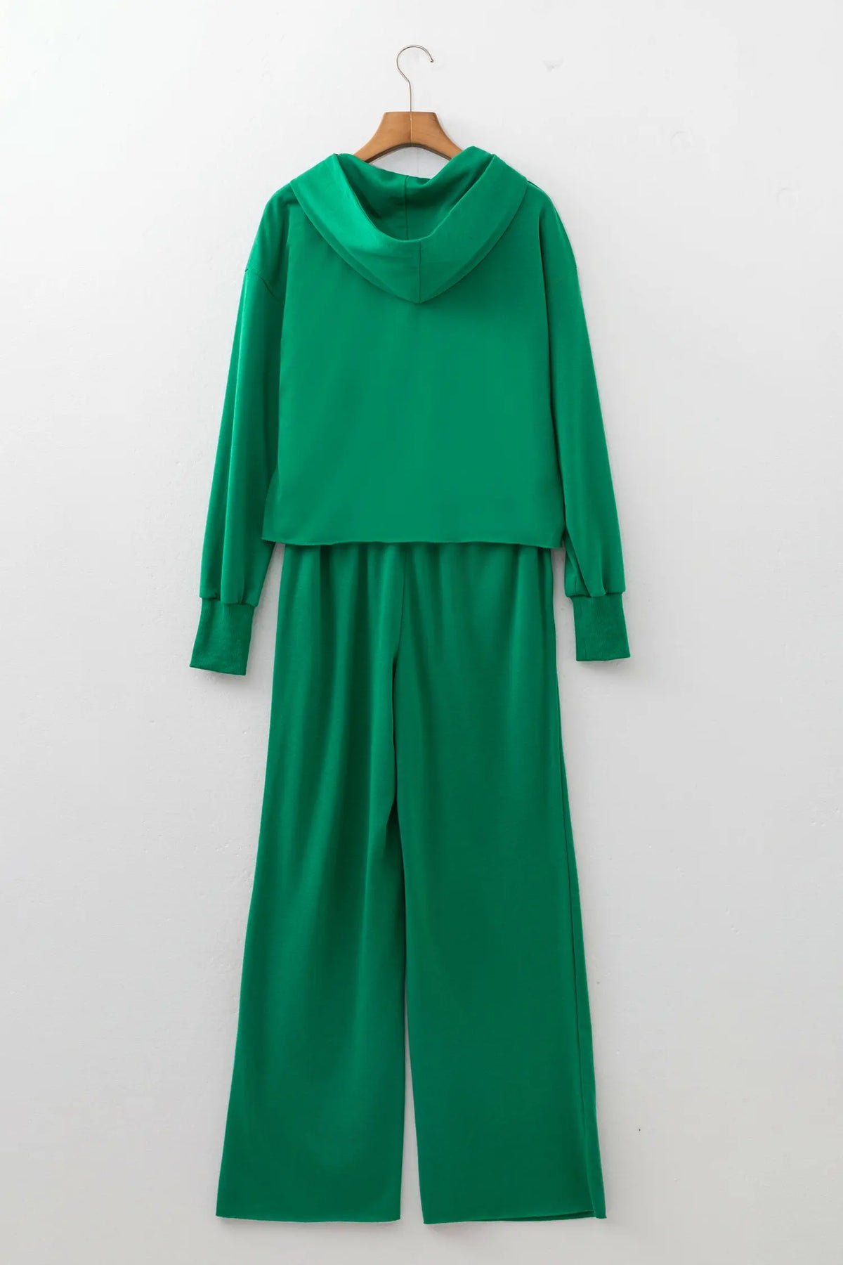 Co-ord Pant Set Hooded Long Sleeve Elastic Waist Pocket