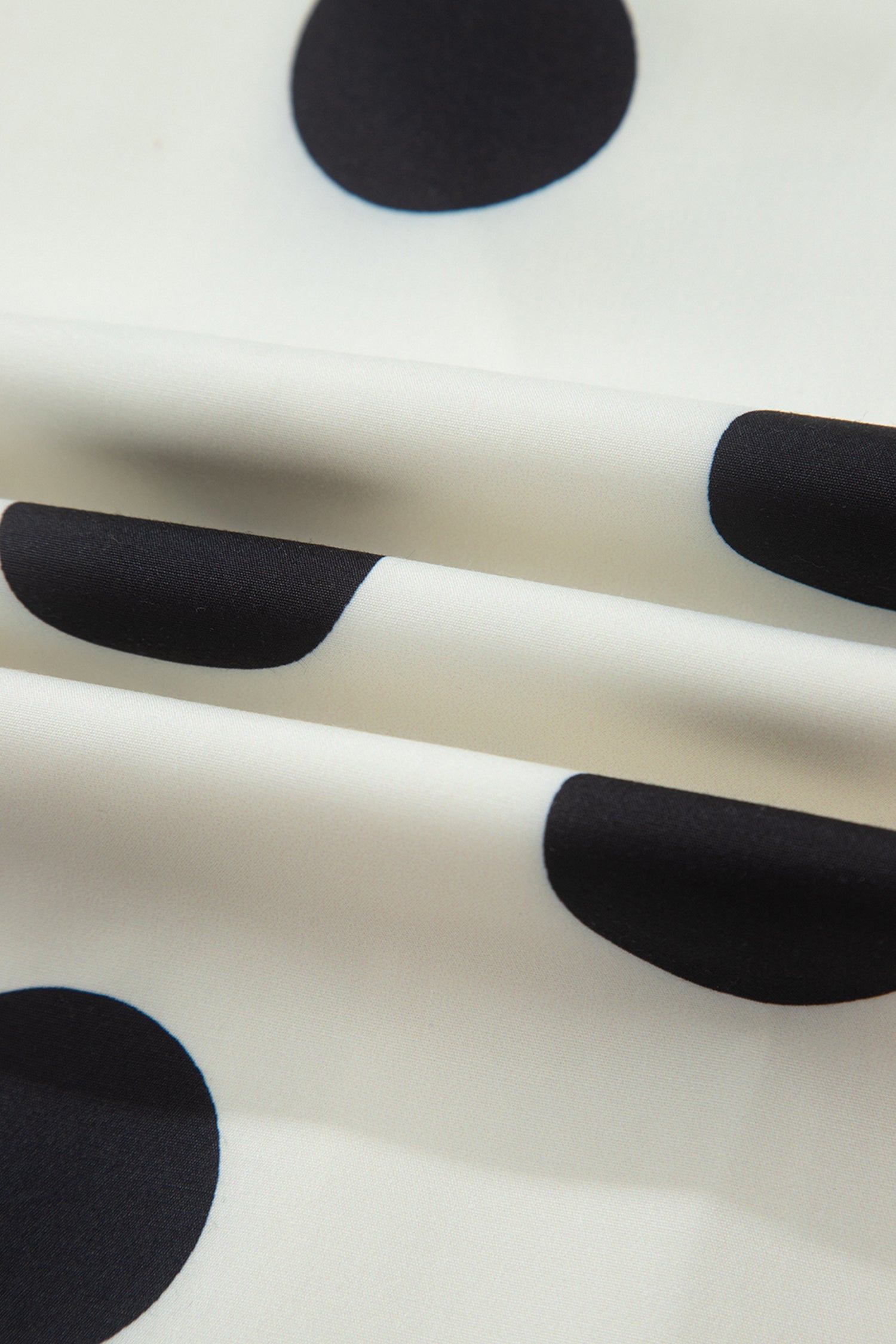 White Polka Dot Spaghetti Strap Maxi Dress