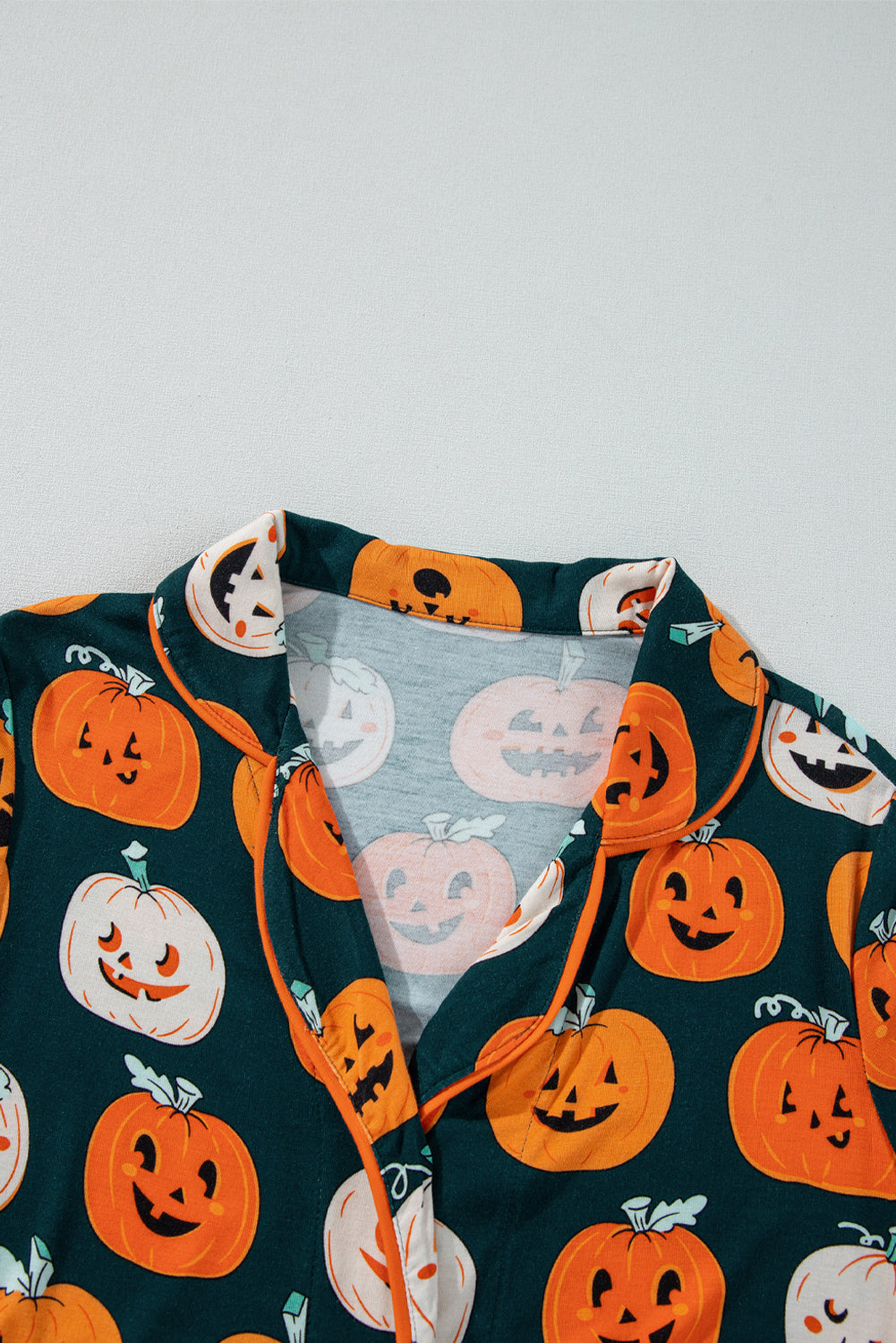 Halloween Pattern Short Sleeve Shirt Pyjama Set eAura