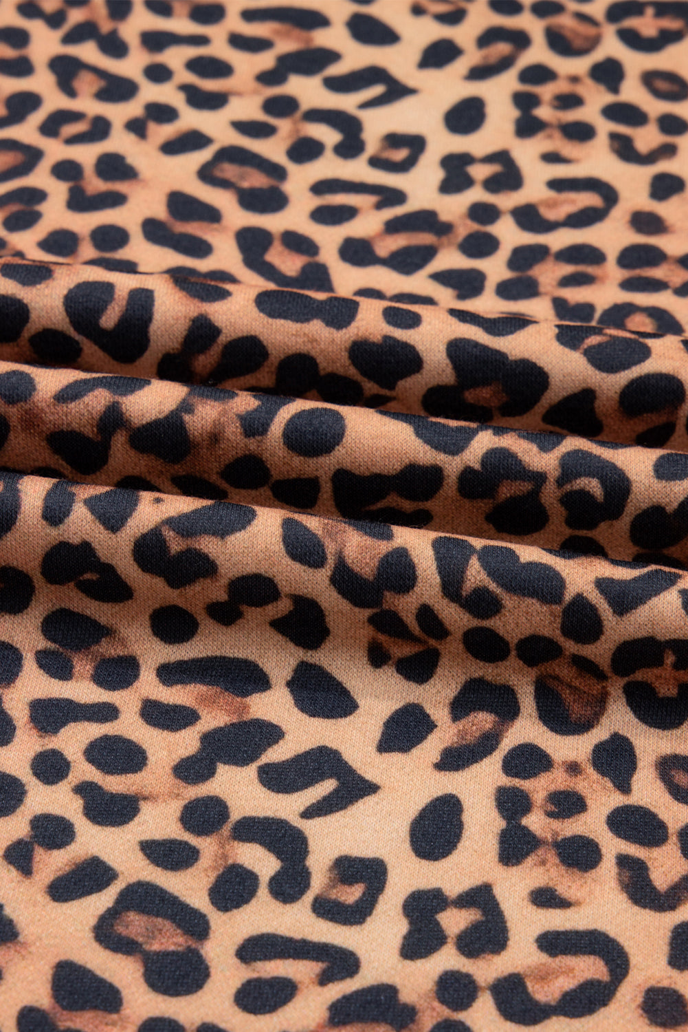 Leopard Pullover and Pants Co-ord Outfit with Bow Embroidery - eAura