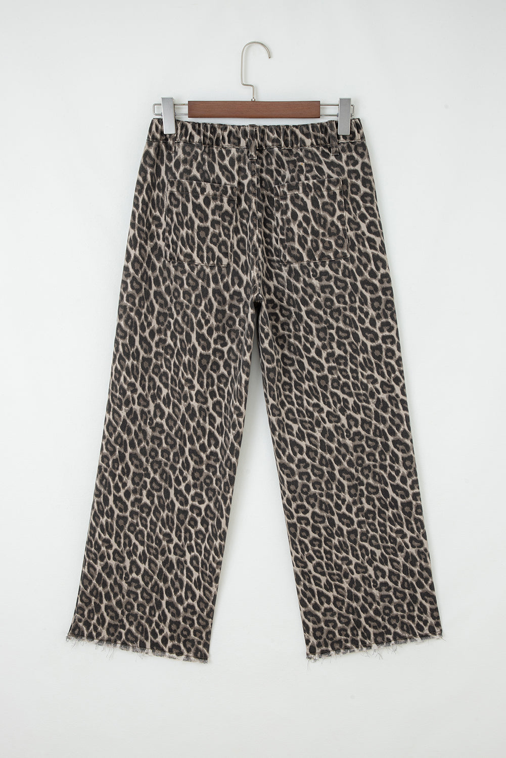 Leopard Straight Loose Leg Jeans - eAura