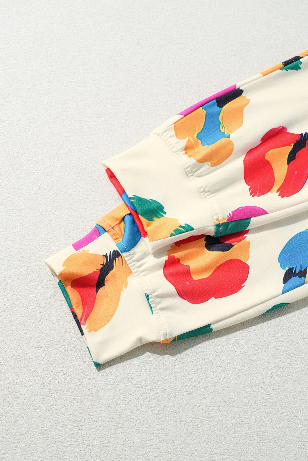 Beige Leopard Print Long Sleeve Top and Skinny Trousers Lounge Set Pyjamas - Loungewear & Sleepwear/Sleepwear