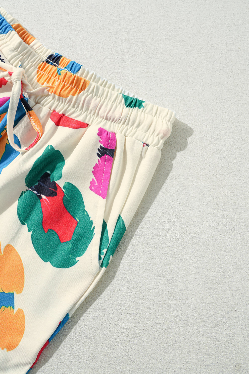 Beige Leopard Print Long Sleeve Top and Skinny Trousers Lounge Set Pyjamas - Loungewear & Sleepwear/Sleepwear