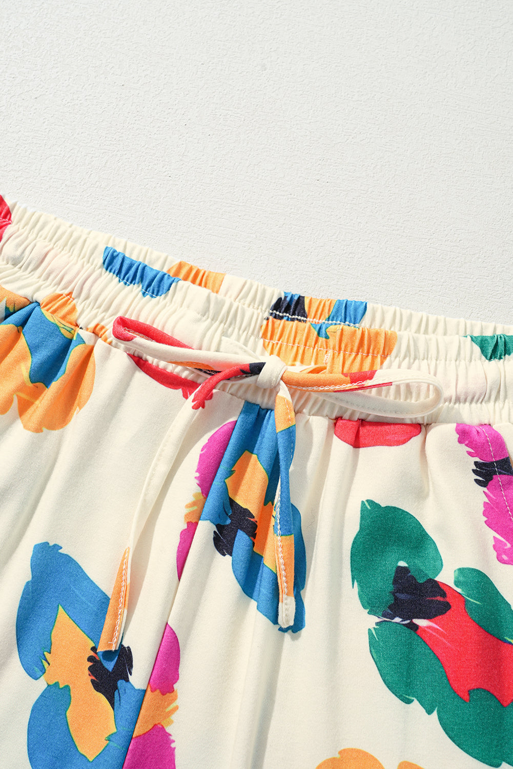 Beige Leopard Print Long Sleeve Top and Skinny Trousers Lounge Set Pyjamas - Loungewear & Sleepwear/Sleepwear