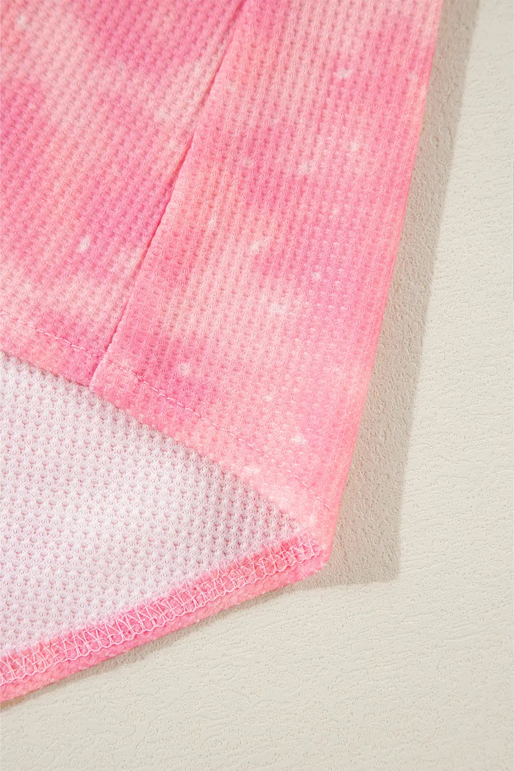 Apricot Pink Mineral Wash Sequin Patchwork Flap Pocket Shacket - eAura