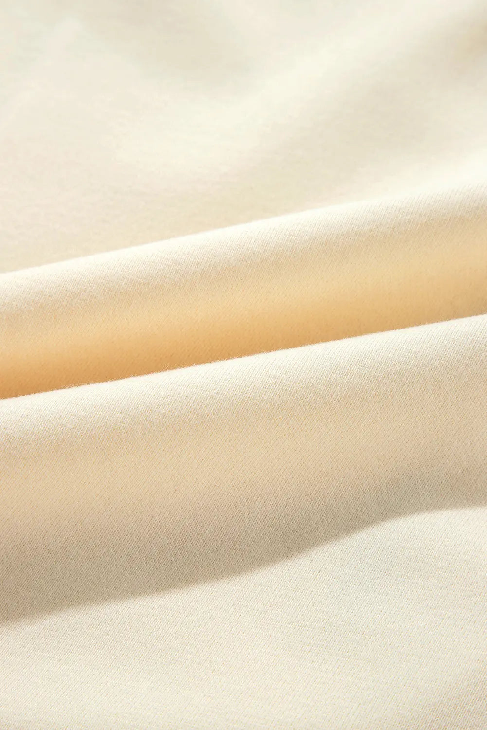 Aruba Blue Fleece Lined Half Zipper Kangaroo Pockets Loose Hoodie - eAura