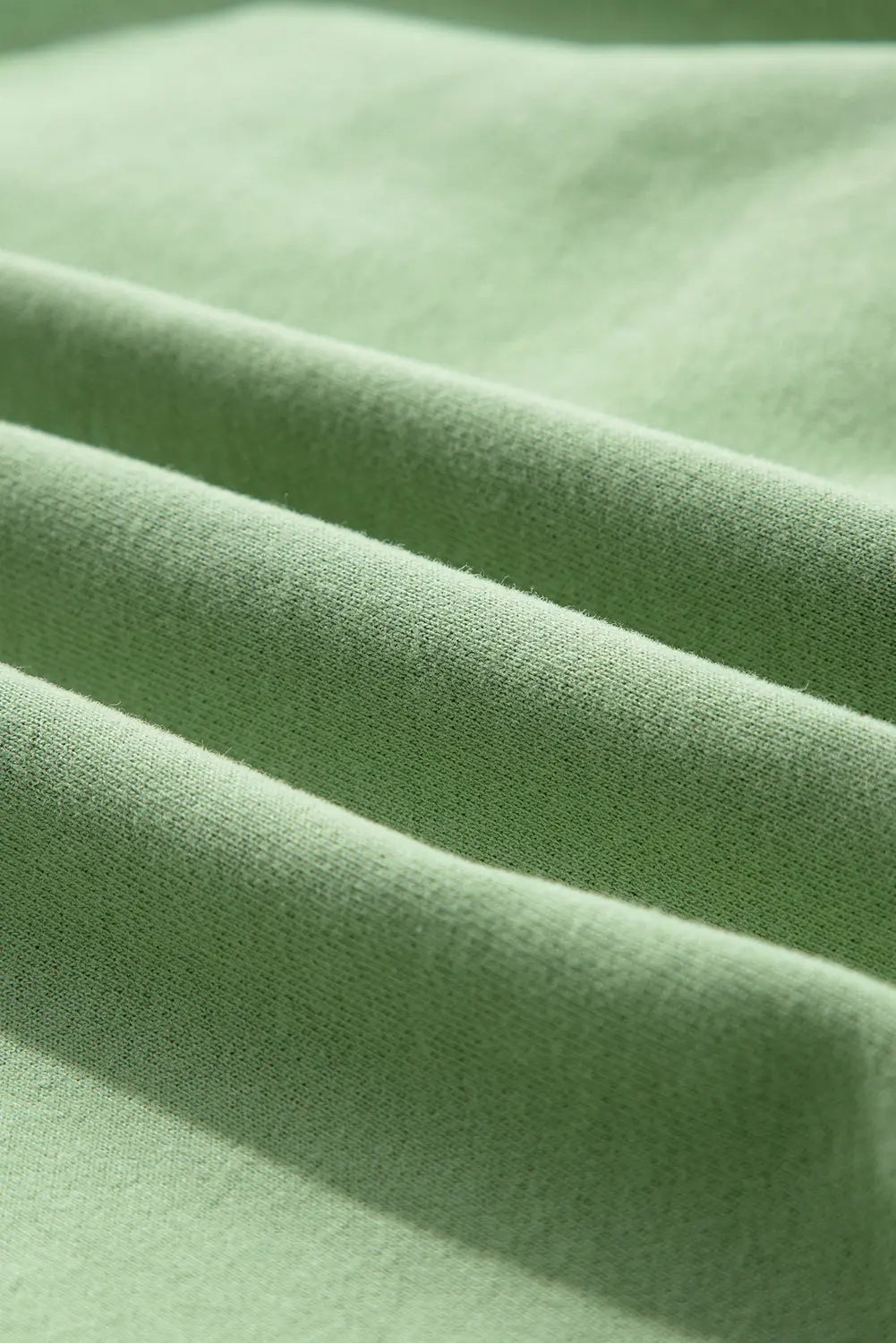 Aruba Blue Fleece Lined Half Zipper Kangaroo Pockets Loose Hoodie - eAura