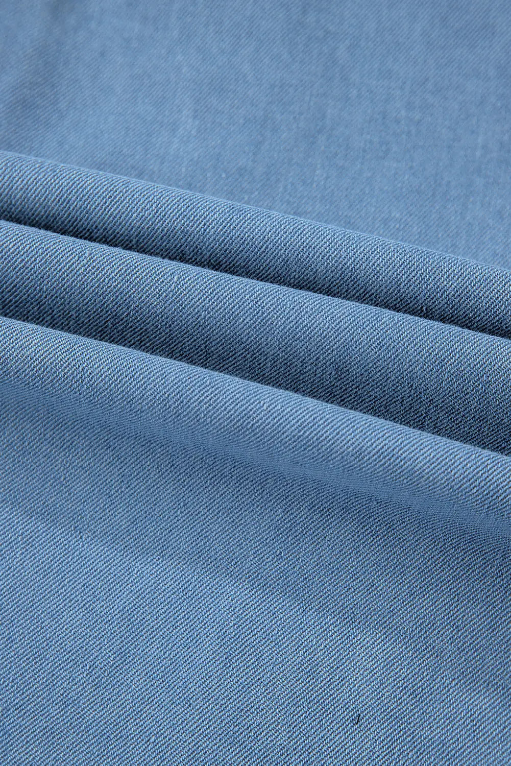 Beau Blue Risen Medium Washed Denim Shirt Dress Beagle Boutique Fashion Outlet