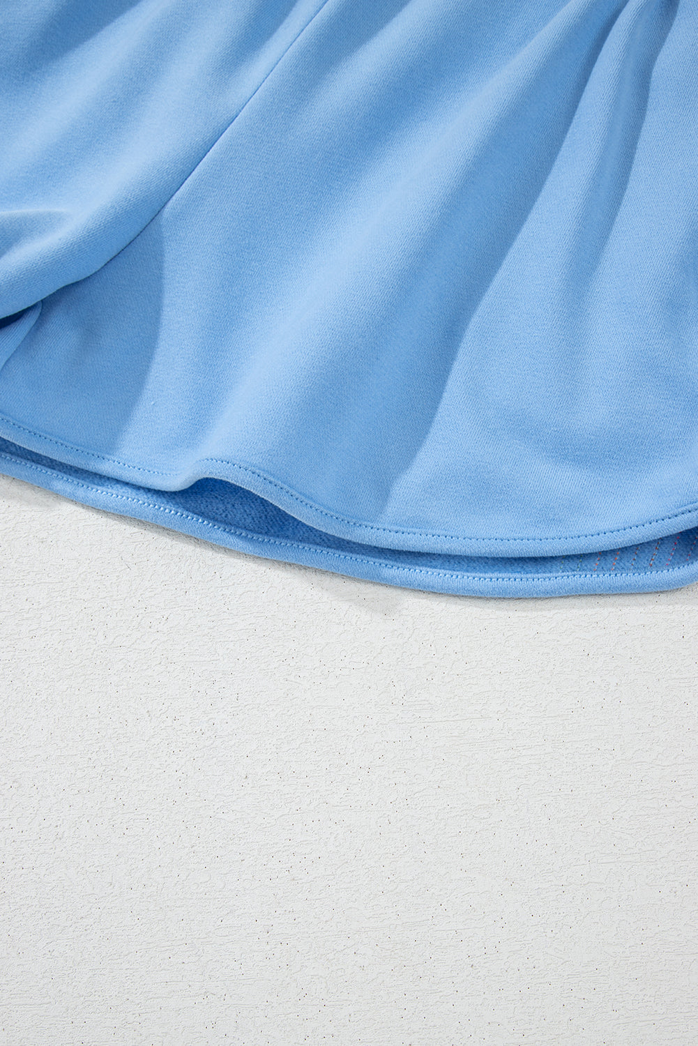 Beau Blue Striped Accent Pullover and Shorts Two Piece Casual Set - Sets/Short Sets