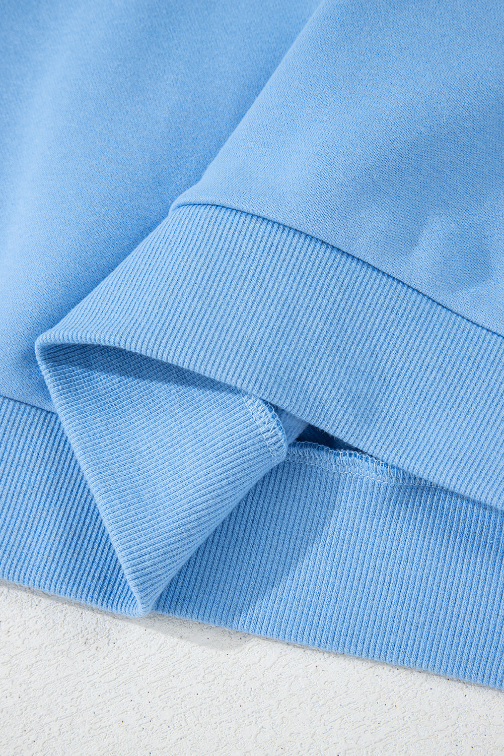 Beau Blue Striped Accent Pullover and Shorts Two Piece Casual Set - Sets/Short Sets