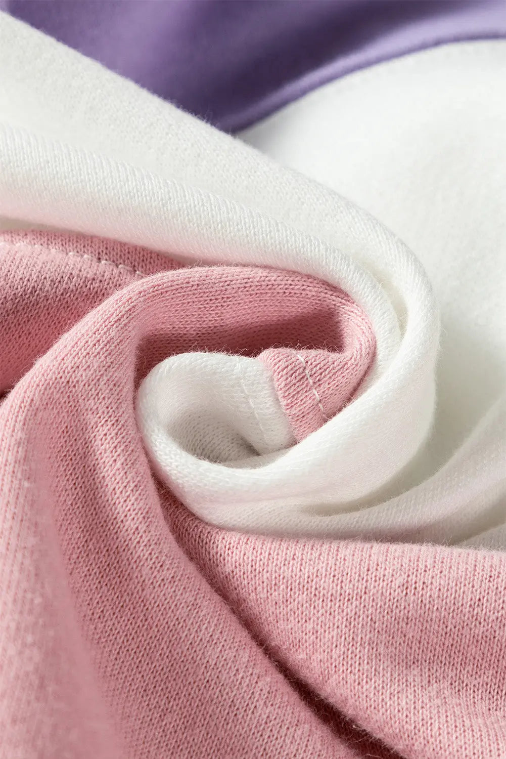 Beige Colourblock Patchwork Drop Shoulder Crewneck Sweatshirt - eAura