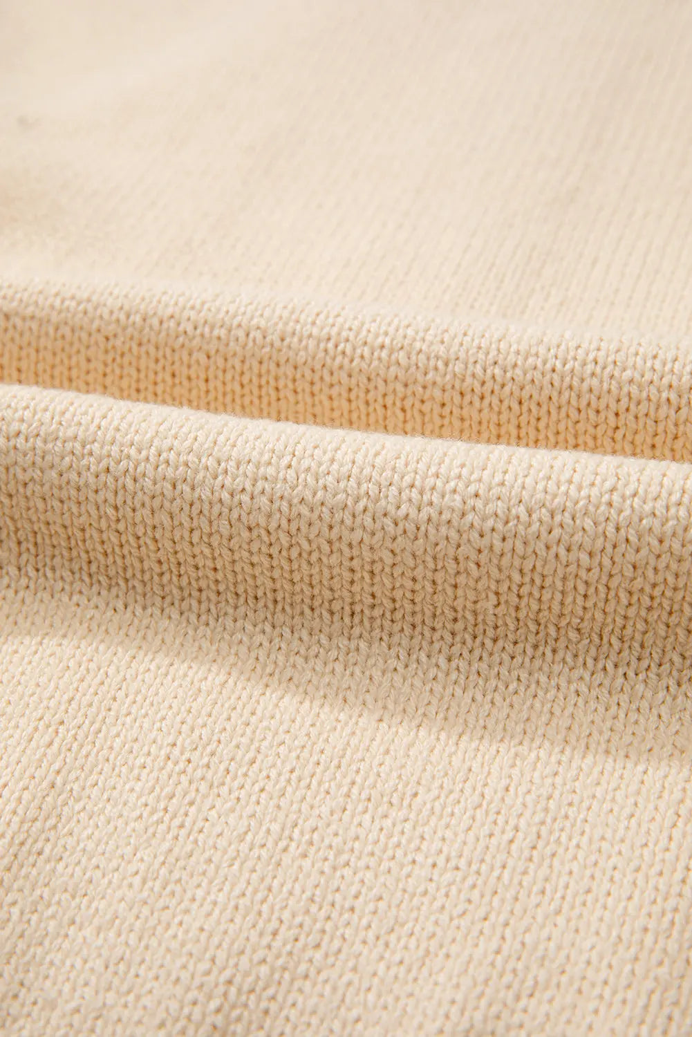 Beige Open Knit Drop Shoulder Sweater Cardigan Beagle Boutique Fashion Outlet