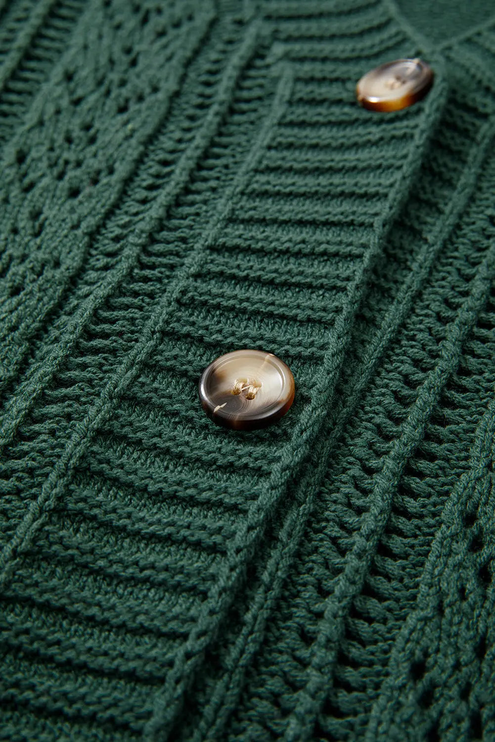 Beige Open Knit Drop Shoulder Sweater Cardigan Beagle Boutique Fashion Outlet