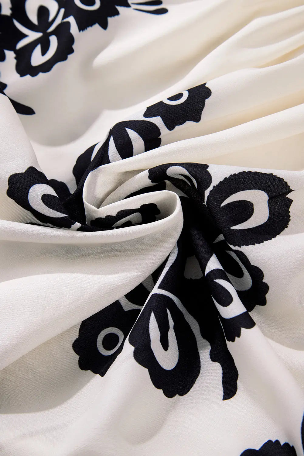 Beige Western Pattern Print Tasseled Notch V Neck Mini Dress - eAura