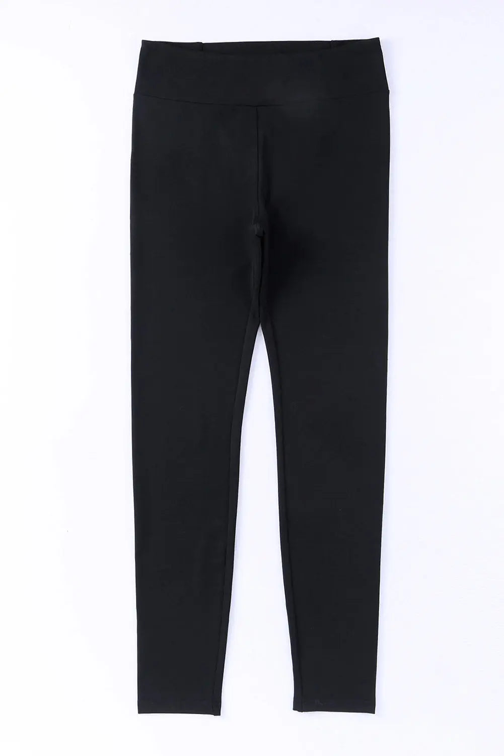 Black Criss Cross Tummy Control High Waist Leggings eAura