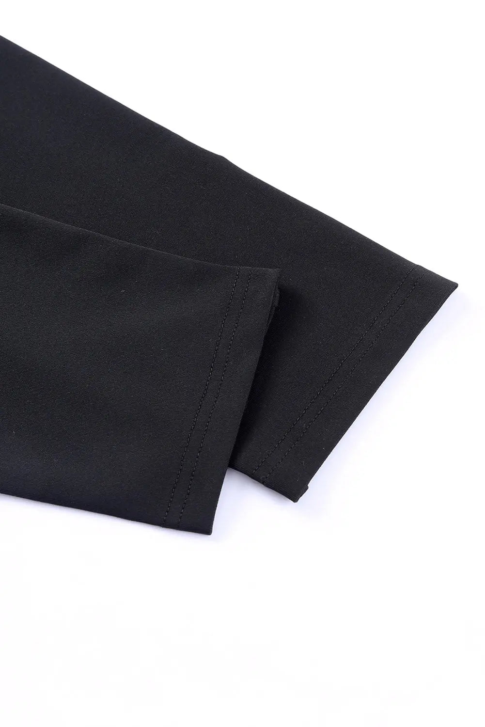 Black Criss Cross Tummy Control High Waist Leggings eAura