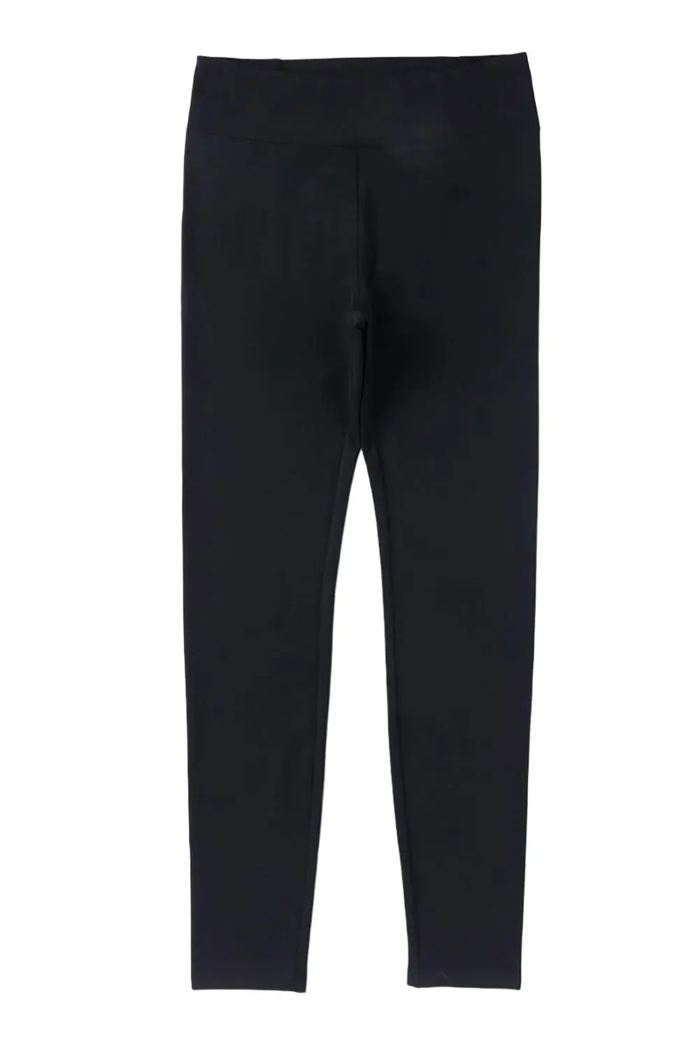Black Criss Cross Tummy Control High Waist Leggings eAura