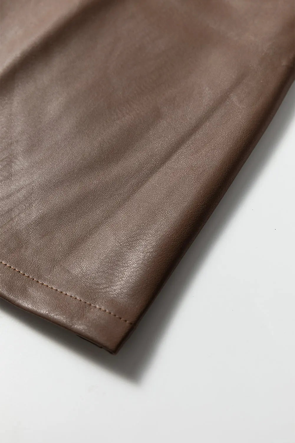 Black Faux Leather Sleeveless Mini Dress - eAura