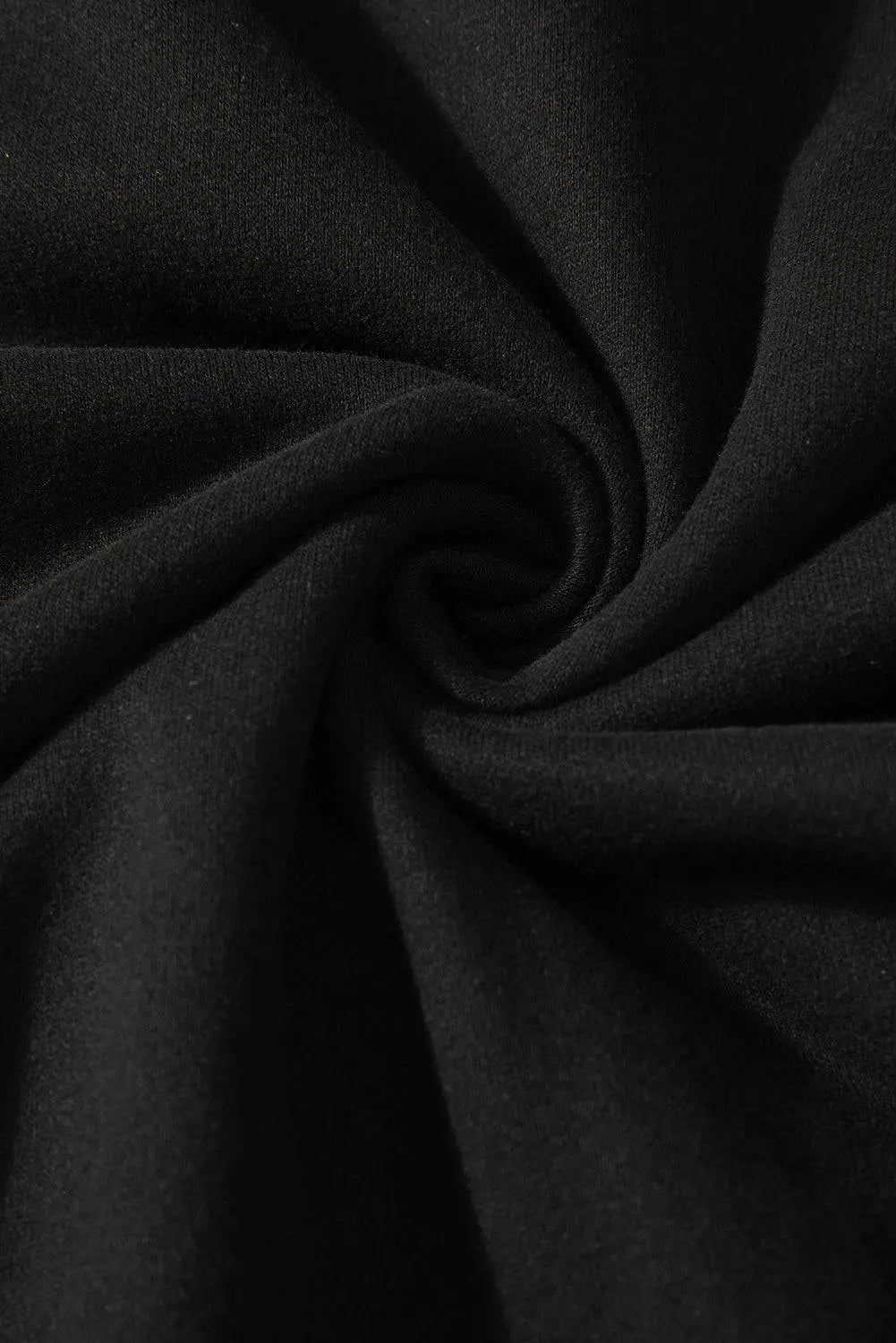 Black Fleece Lined Kangaroo Pocket Drawstring Chunky Hoodie - BB Fashion Outlet