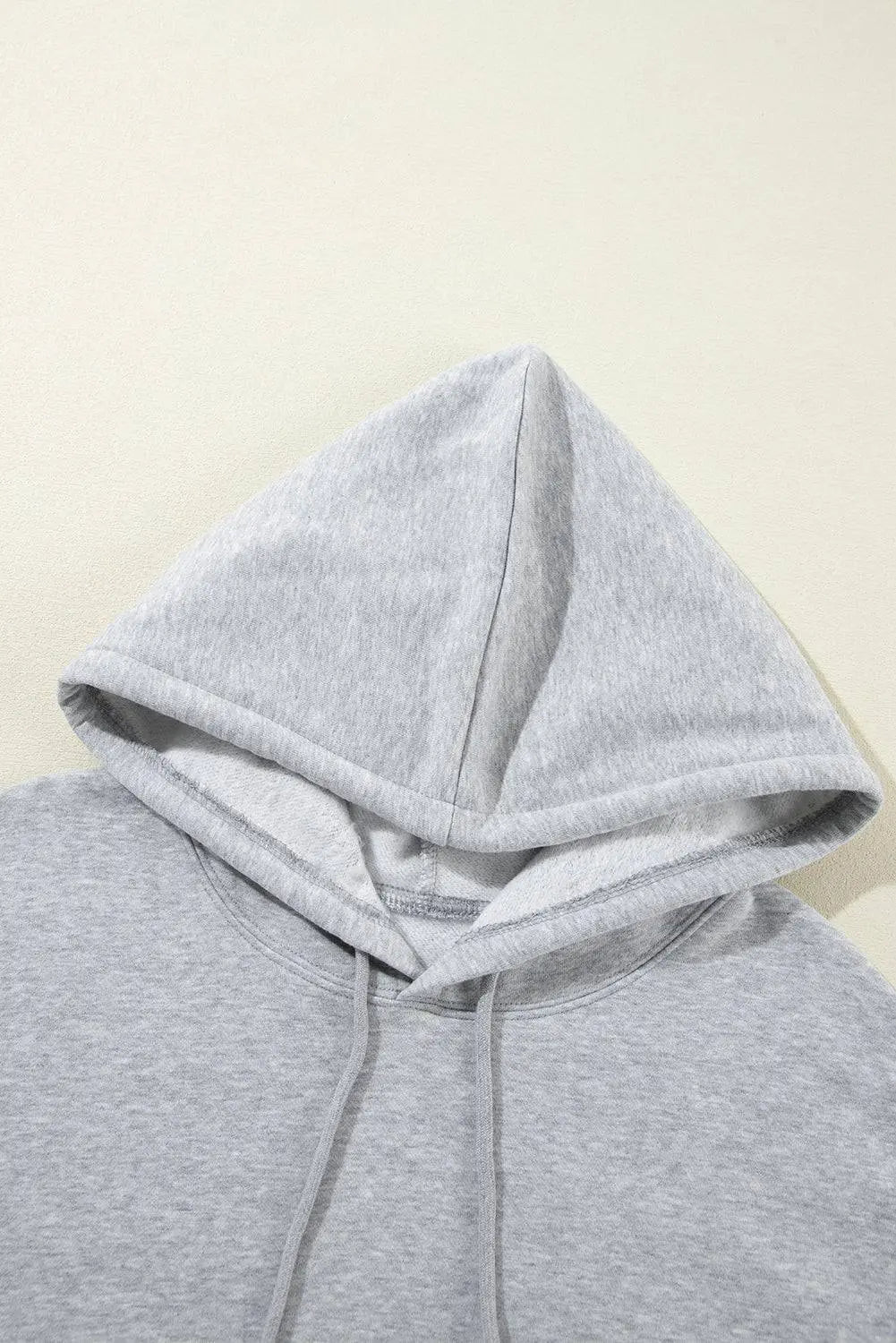 Black Fleece Lined Kangaroo Pocket Drawstring Chunky Hoodie - BB Fashion Outlet