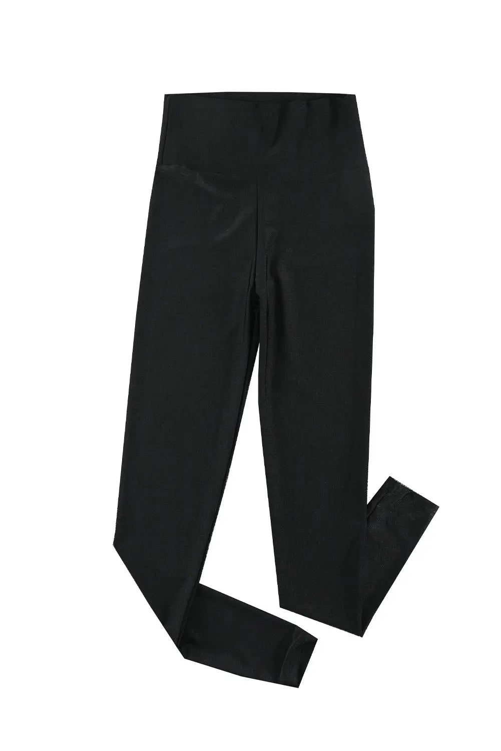 Black High Rise Tight Leggings with Waist Cincher eAura