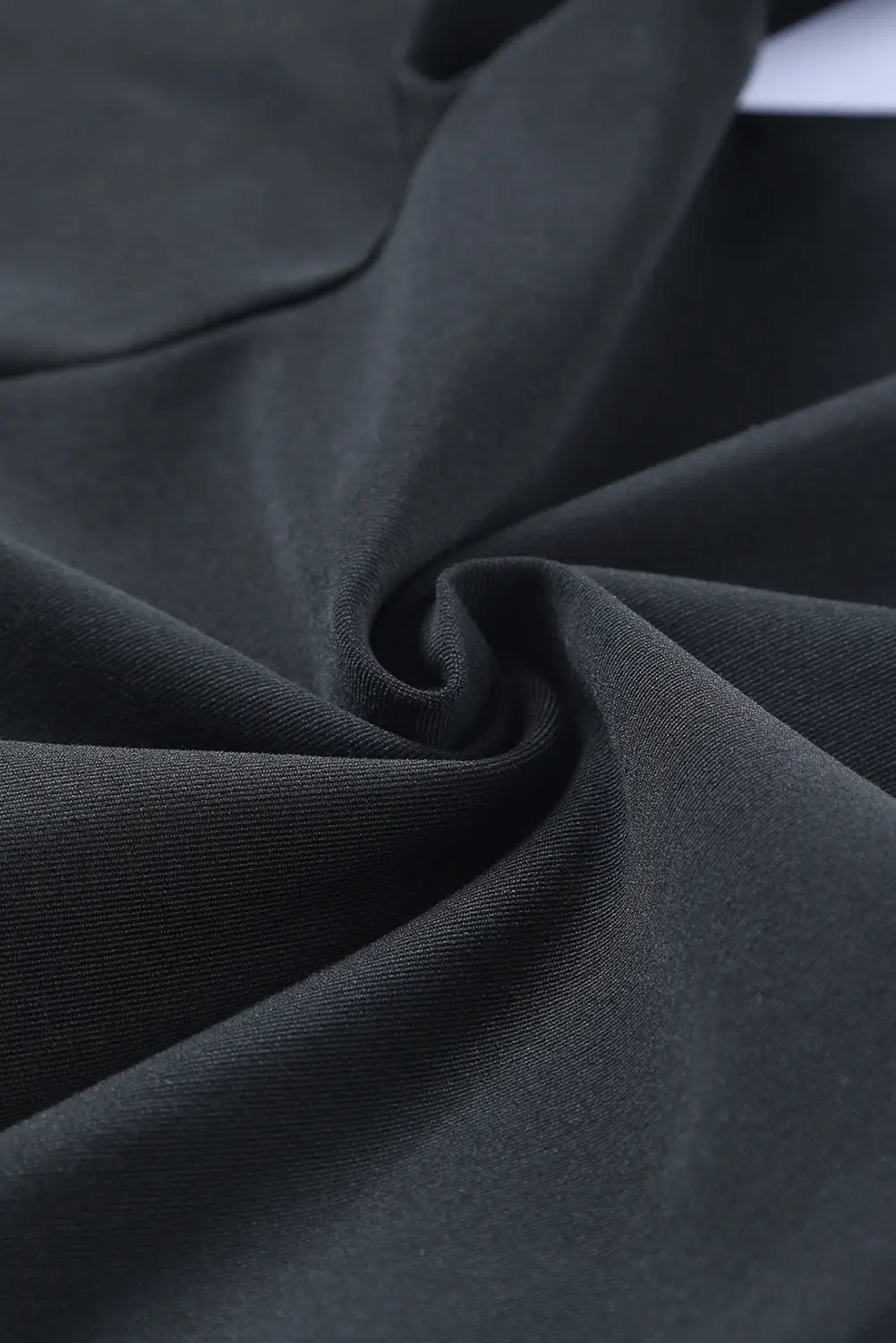 Black High Waist Pleated Pocket Leggings eAura