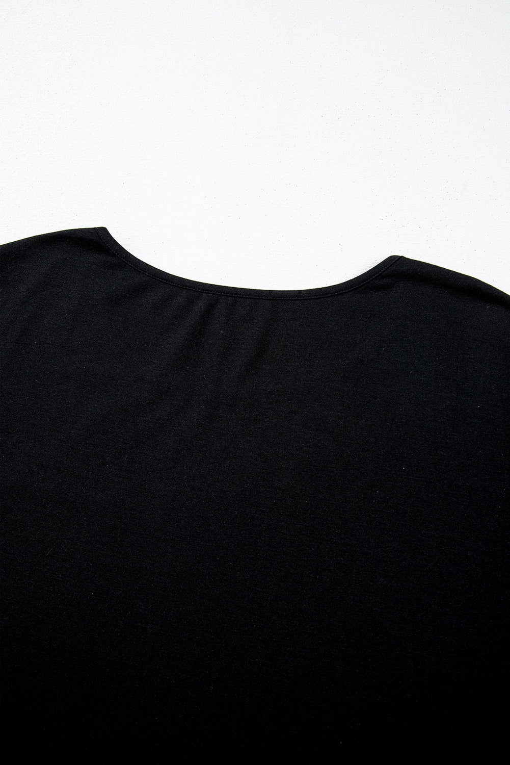 Black Leopard Patched Pocket Long Sleeve Top Plus Size Trousers Set - eAura