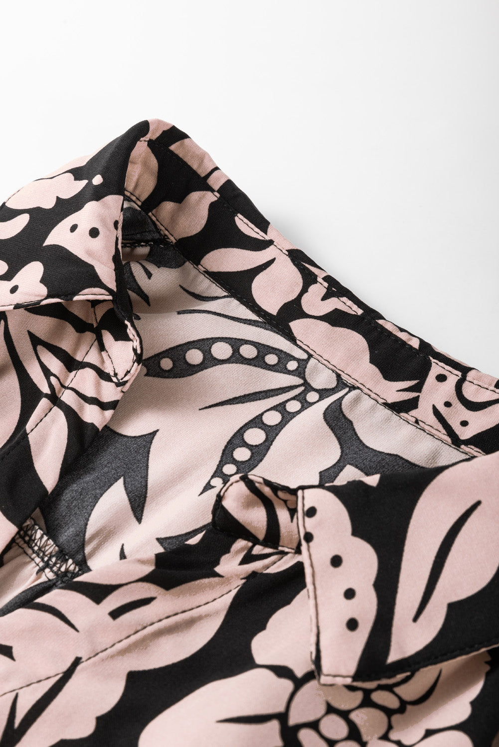 Black Plus Size Floral Printed Puff Sleeve Collared Maxi Dress - Size/Plus Dresses/Plus Dresses