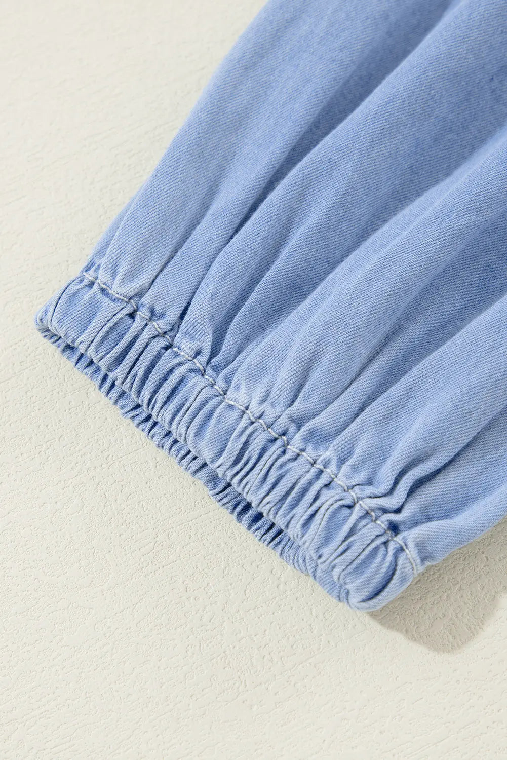 Black Puff Sleeve V Neck Tiered Ruffled Chambray Mini Dress Beagle Boutique Fashion Outlet