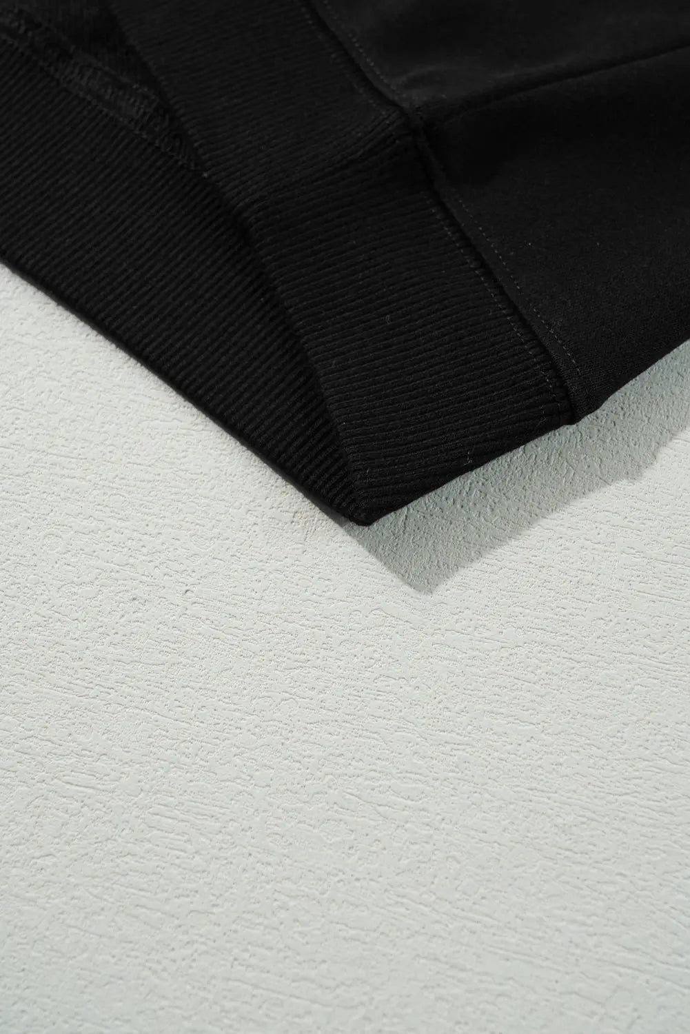 Black Rainbow Colourblock Striped Pullover Sweatshirt - eAura