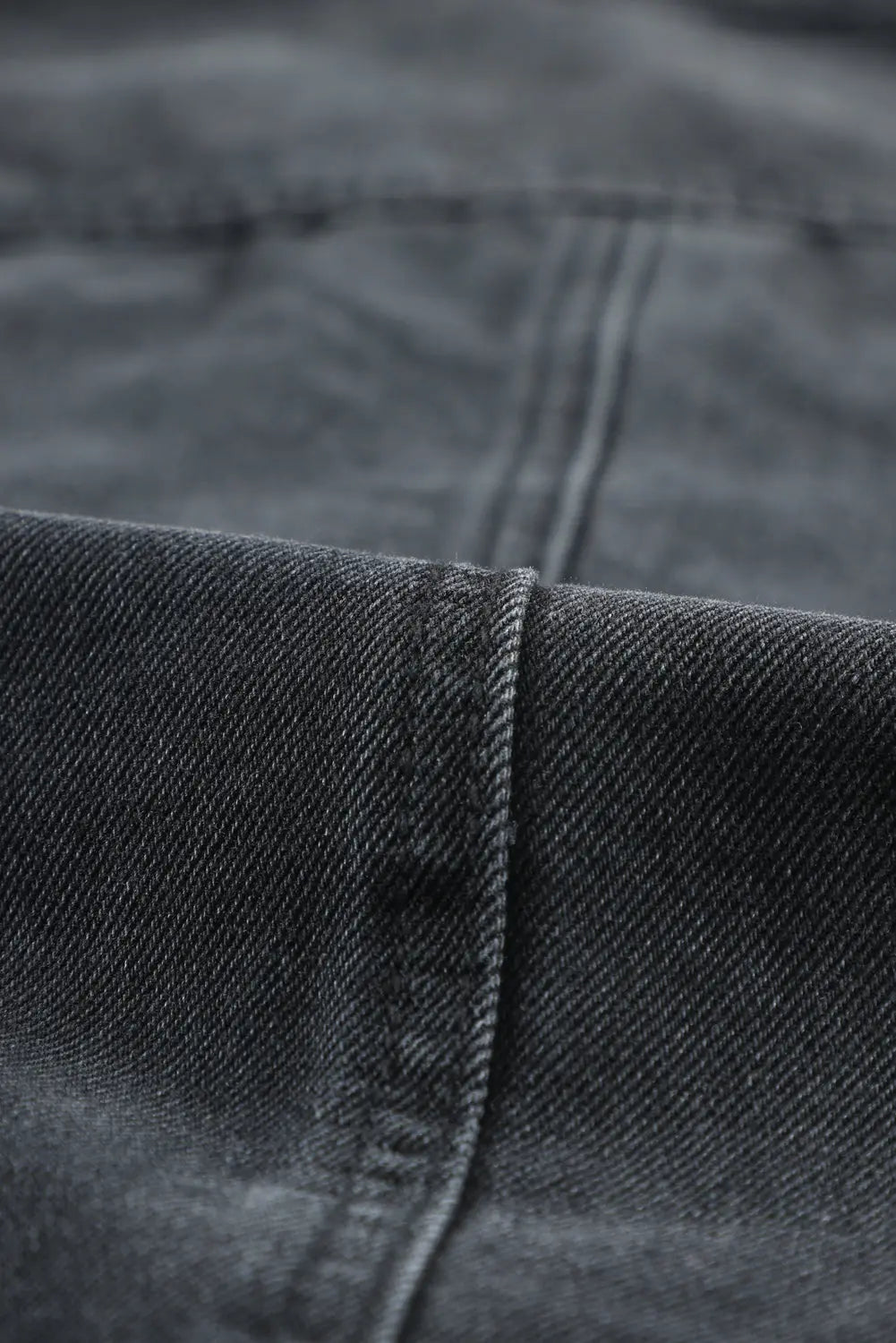 Black Ripped Denim Jacket eAura